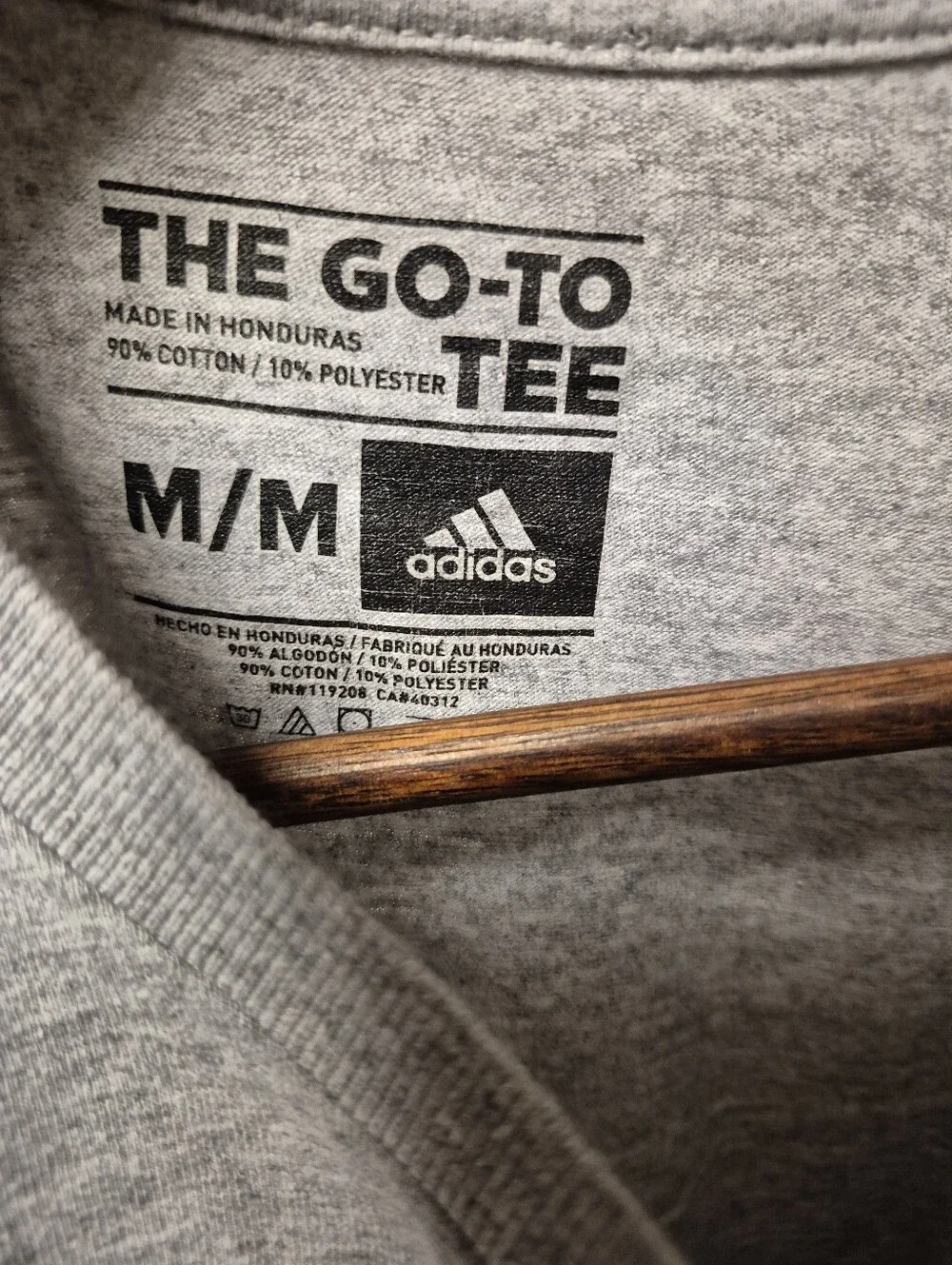 adidas Keene State Owls Gray and Red Volleyball Tee